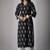 Black cambric cotton kurti palazzo set