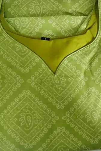 Parrot cambric cotton kurti palazzo set