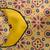 Yellow cambric cotton kurti palazzo set
