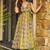 Purple rayon digital printed kurti with palazzo set
