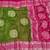 Mehendi Green Color Foil Print With Beautiful Mirror Work Crepe Georgette Saree
