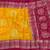 Mustard Yellow Color Foil Print With Beautiful Mirror Work Crepe Georgette Saree