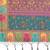 Heavy rich cotton silk digital print & jequared fancy tassel blouse