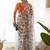 Fenta heavy chiffon printed lace border saree with blouse