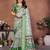 Heavy rich cotton silk digitalprint & jequared rich heavy border with fancy tassel with jacqurd blouse