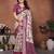Heavy rich cotton silk digitalprint & jequared rich heavy border with fancy tassel with jacqurd blouse