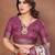 Heavy rich cotton silk digitalprint & jequared rich heavy border with fancy tassel with jacqurd blouse
