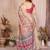 Premium soft aura cotton silk &  bandhej print saree with blouse