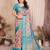Premium soft aura cotton silk &  bandhej print saree with blouse
