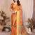 Premium soft aura cotton silk &  bandhej print saree with blouse