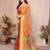 Premium soft aura cotton silk &  bandhej print saree with blouse
