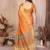 Premium soft aura cotton silk &  bandhej print saree with blouse