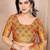 Premium soft aura cotton silk &  bandhej print saree with blouse