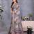 Wine cotton silk digital print & jacquard fancy blouse