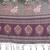 Wine cotton silk digital print & jacquard fancy blouse