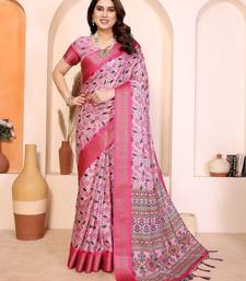 Premium cotton silk & kalamkari print for an elegant look with blouse