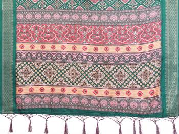 Premium cotton silk & kalamkari print for an elegant look with blouse 5