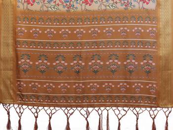 Premium cotton silk & kalamkari print for an elegant look with blouse 5