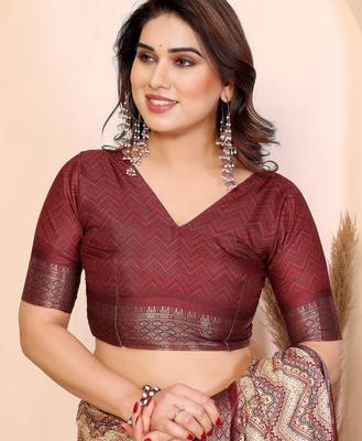 Premium cotton silk & kalamkari print for an elegant look with blouse 4