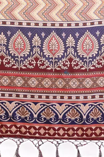 Premium cotton silk & kalamkari print for an elegant look with blouse