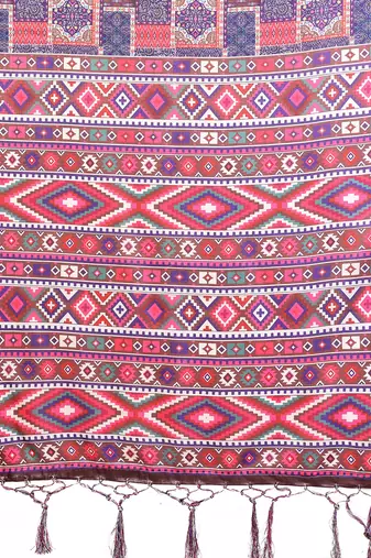 Premium cotton silk & kalamkari print for an elegant look with blouse