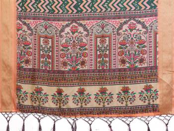 Premium cotton silk & kalamkari print for an elegant look with blouse 5