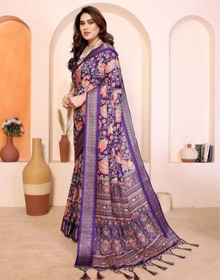 Premium cotton silk & kalamkari print for an elegant look with blouse 2