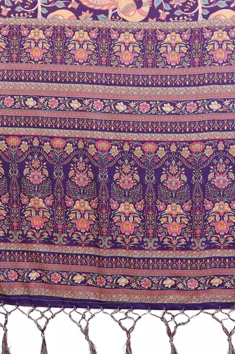 Premium cotton silk & kalamkari print for an elegant look with blouse