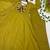 Women's new trendy olive green embroidered anarkali suit with pant & dupatta set