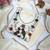 Women's new trendy white embroidered anarkali suit with pant & dupatta set