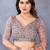 Handloom linen cotton zari border digital printed saree  with attached blouse