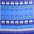 Handloom linen cotton zari border digital printed saree  with attached blouse