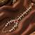 Maroon Stone & Agate Stone Haath Phool (Hath Panja), Antique Gold-Plated