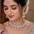 Baby Pink Color Necklace Set with Earrings & Maang Tikka | Agate Stone | Gold Plated