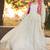 off-white color jacquard work viscose gown set