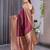 Maroon elegant zari woven banarasi silk sarees with attached blouse