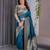 Rama elegant zari woven banarasi silk sarees with attached blouse