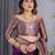 Wine elegant zari woven banarasi silk sarees with attached blouse