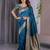 Rama elegant zari woven banarasi silk sarees with attached blouse