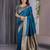 Rama elegant zari woven banarasi silk sarees with attached blouse