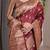 Maroon elegant zari woven banarasi silk sarees with attached blouse