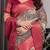 Pure handloom linen floral printed saree with blouse