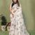 Soft linen cotton printed saree
with cotton tassles on pallu 
matching blouse