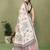 Soft linen cotton printed saree
with cotton tassles on pallu 
matching blouse