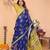 Soft linen cotton printed saree
with cotton tassles on pallu 
matching blouse