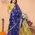 Soft linen cotton printed saree
with cotton tassles on pallu 
matching blouse