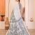 Soft linen cotton printed saree
with cotton tassles on pallu 
matching blouse