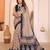 Soft linen cotton printed saree
with cotton tassles on pallu 
matching blouse