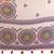 Soft linen cotton printed saree
with cotton tassles on pallu 
matching blouse