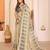 Soft linen cotton printed saree
with cotton tassles on pallu 
matching blouse